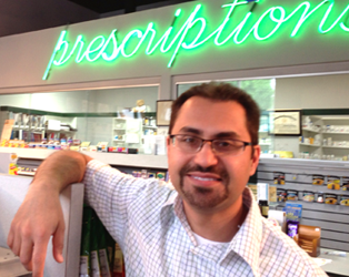 Dr. Sepehr Mansuri (Sam to his patients), Eddie's Pharmacy VP of Operations